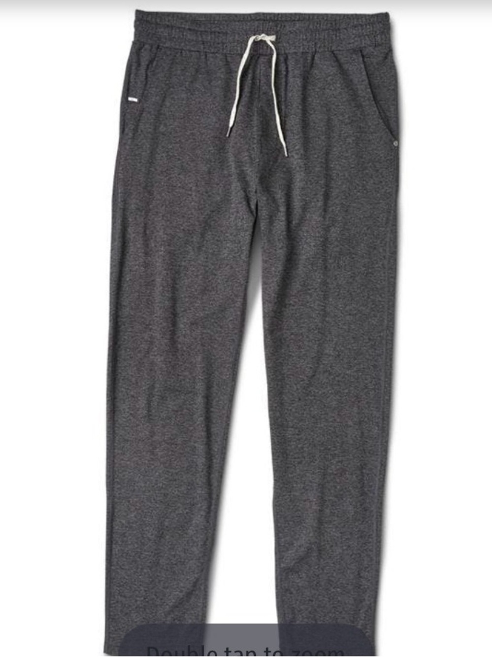 Vuori Men's Charcoal Drawstring Pants